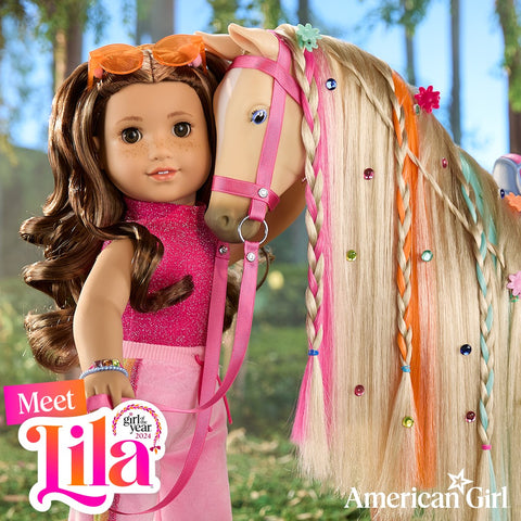 RETIRED! Lila Monetti AMERICAN GIRL 2024 Girl of the Year 18-inch Doll