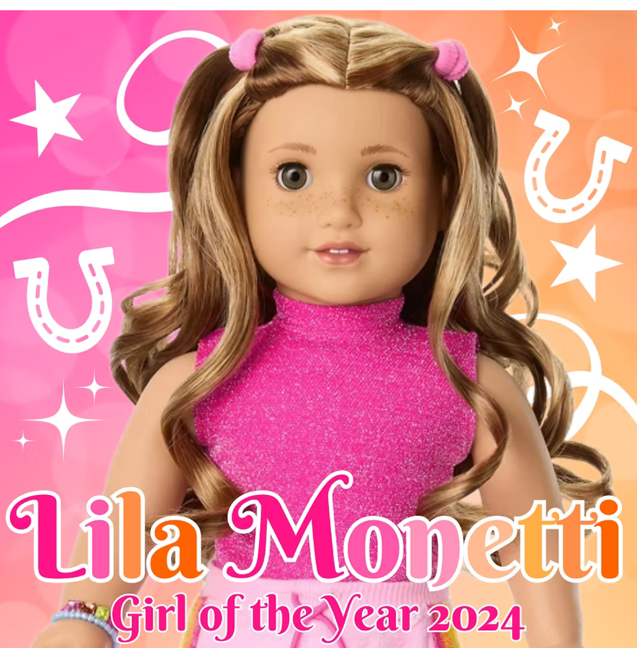 RETIRED! Lila Monetti AMERICAN GIRL 2024 Girl of the Year 18-inch Doll