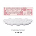 Keyboard wrist rest on a white background with product details.